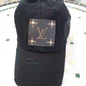 Up cycled Louis Vuitton Baseball hat